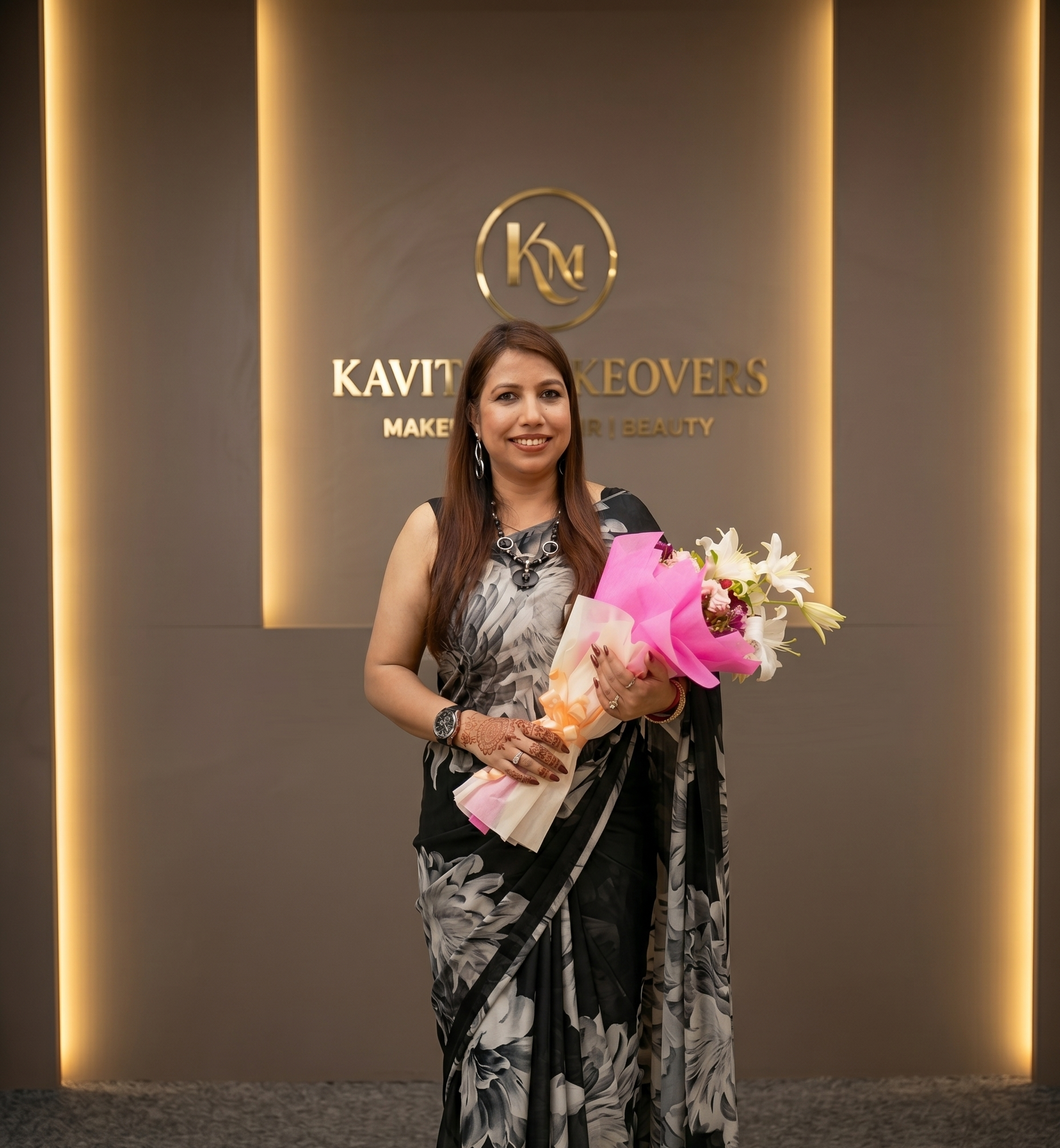 Kavita Makeup Artist in action